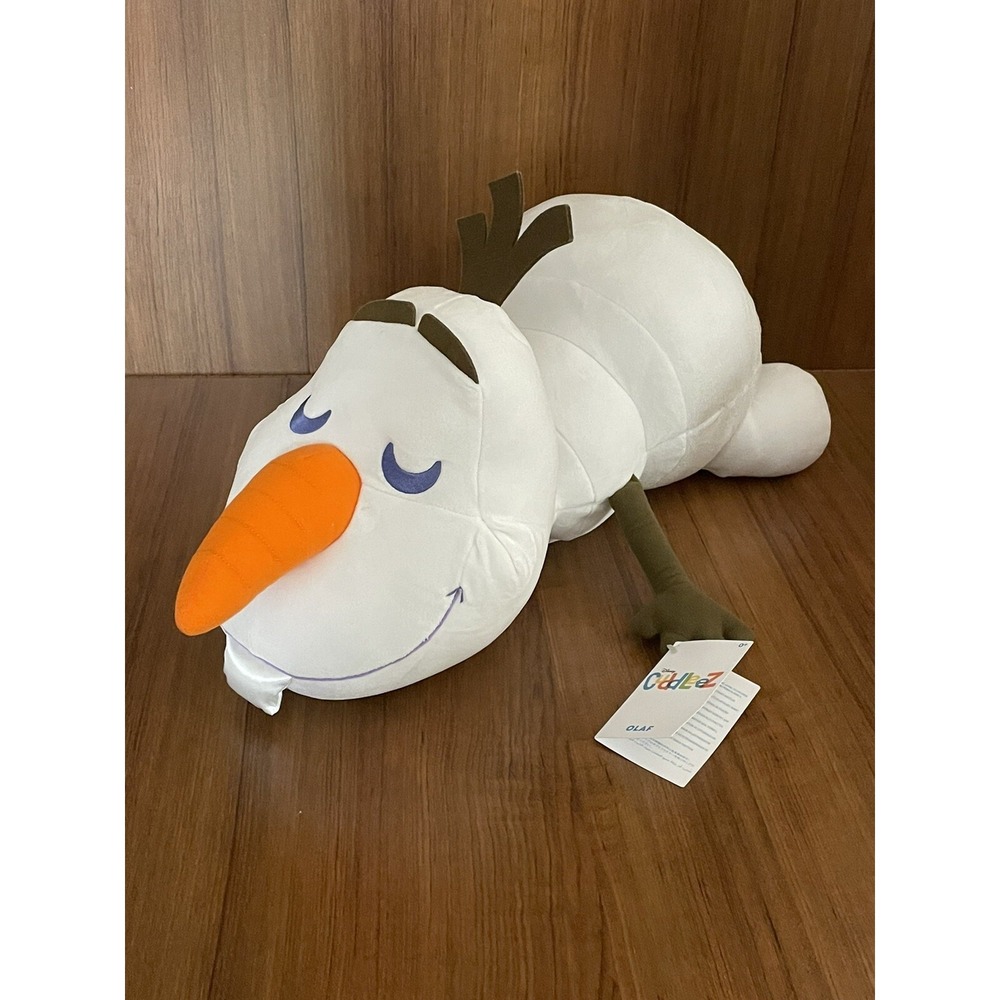 NEW Walt Disney World Frozen Olaf Snowman Large Cuddleez Stuffed Toy Plush